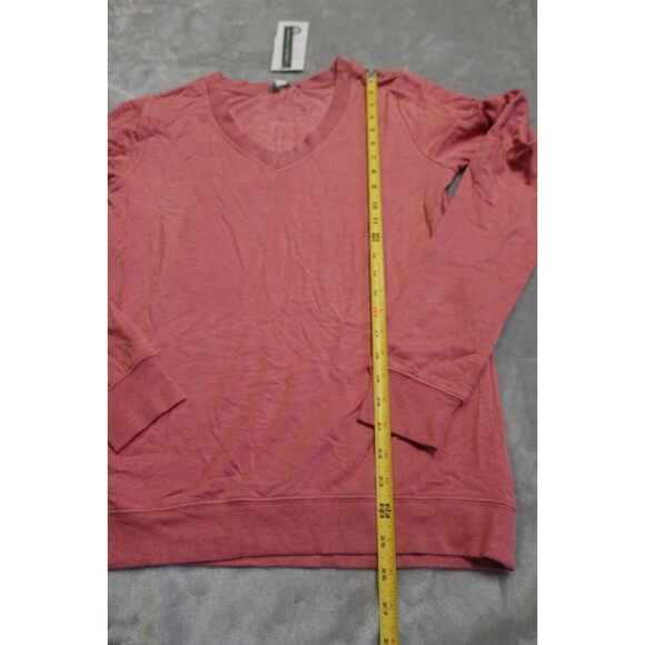 NWT Threads 4 Thought Feather Fleece Tunic Pullover Sweater Red Women’s Small - Picture 2 of 6